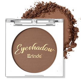 Erinde Mini Sombras Para Ojos Mate, Paleta De Sombras, Polvo Compacto Para Ojos Único, Larga Duración, Ultramezclable, Gran Pigmentación, Fórmula Vegana, #03 Marrón