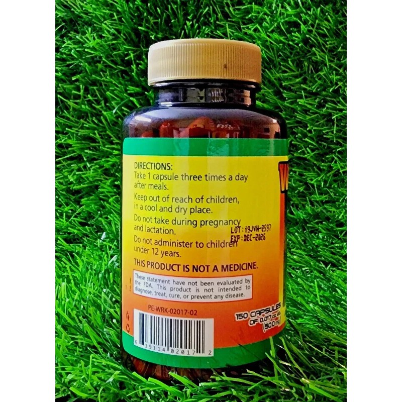 Vida Herbal (5) WEREKE 750 Capsules Wereque (Maximowisda Sonorae) 100%