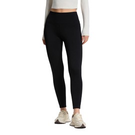 Yogipace CozyWarmth Women's High Waisted Thick Fleece Lined Leggings Warm Thermal Tight with Zip Pocket,27",Black,Size L