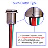 Ulincos Touch Switch UT16F1 Segmented Dimming Switch DC 6V to
