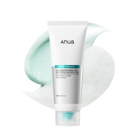 ANUA PDRN Hyaluronic Acid Moisturizing Cleansing Foam, Daily Gentle Face Wash for Dry Skin, Hydrating Facial Cleanser with PDRN, Barrier Repair & Glass Skin, Korean Skincare, 5.07 fl oz.