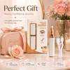 2-in-1 Rechargeable Facial Hair Remover & Eyebrow Trimmer for Women