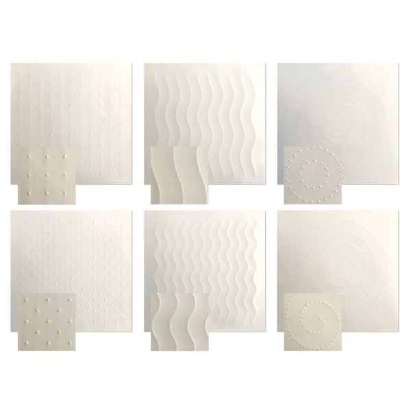 Roylco Sensory Paper, White, Model Number: SENSPAP6