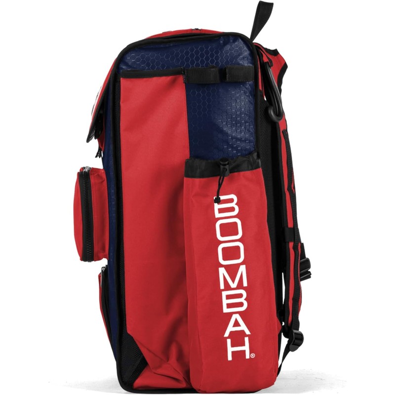 Boombah Catchers Superpack Bat Bag - BM-9024C23 Navy/Red - Holds
