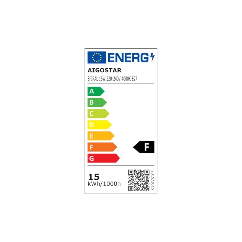Spiral LED E27 15W Bright and Efficient Light for Any