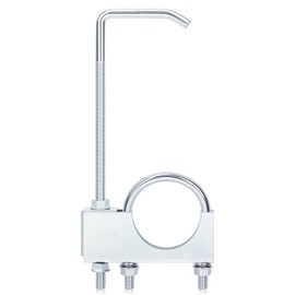 Cimeton 1PCS Exhaust Clamp with Hanger 2.25" Exhaust System Hangers Pipes Exhaust Hanger for Most Car Truck Exhaust System