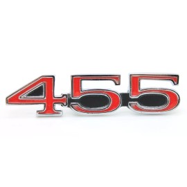 BBRP NEW 455 Buick Olds Front Fender Emblem / GM 1394737 / USA-Made Side Badge