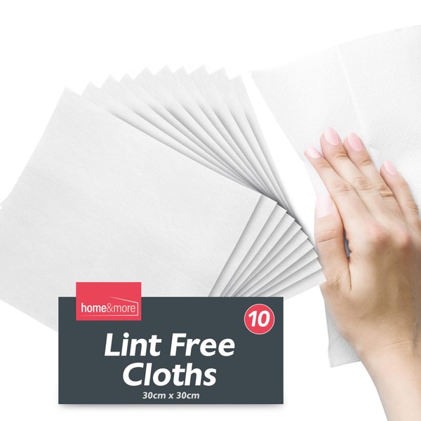 10pk Lint Free Cleaning Cloths | Lint Free Cloths for Oiling Wood, Cleaning Screens, Reusable and Easy to Clean Lint Free Cleaning Cloth, Lint Free Rags, Lint Free Cloths for Cleaning, Lint Free Cloth