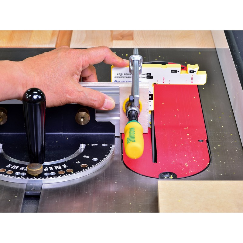 Micro Jig SG-133 MATCHFIT Setup Gauge by MICROJIG. Dado Stop