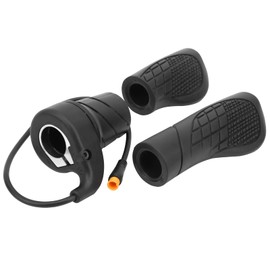Half Twist Throttle, Waterproof 20X eBike Motor Twist Throttle Handle for Electric Bicycle Mountain Bike Modified Part