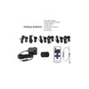 Megrezo Dimmable 12V LED Mini Spotlights with Remote Control Dimmable