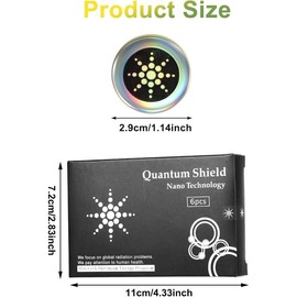 (12 PCs) Protection Anti-Radiation  for Phone, Airpods, Fridge, andLaptop Less Mobile Radiation Electronic Accessories Protection Stickers Gold/Silver fo rDevices smartphone - Color: gold