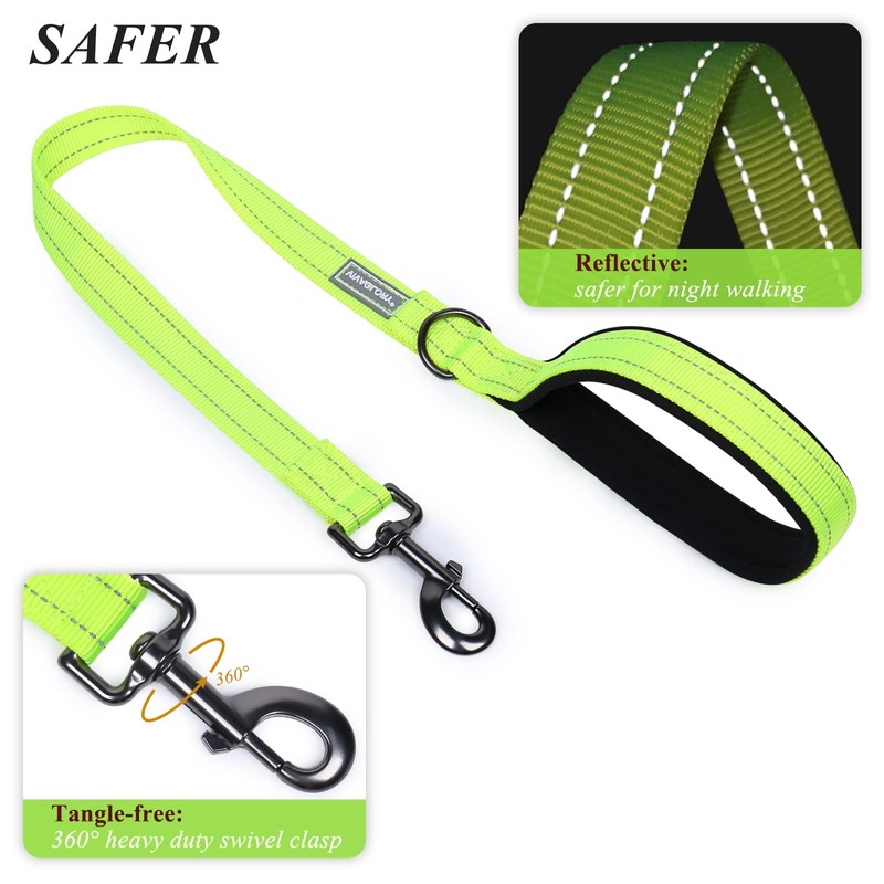 VIVAGLORY Short Dog Lead 24" Brilliant Yellow
