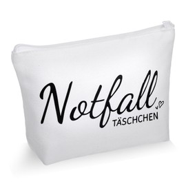 TIESOME Notfalltasche Braut, 23 x 16 x 5cm Make up Taschen aus Segeltuch Hochzeit Kosmetiktasche Kulturtasche Federmäppchen Für Gäste zur Hochzeit Hochzeitsgeschenke Reise