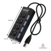 Importeek 20pz Multicargador Hub Adaptador 4 Puertos Usb Universal
