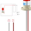 Heschen LED Warning Light Tower Signal Light Continuous Light 220