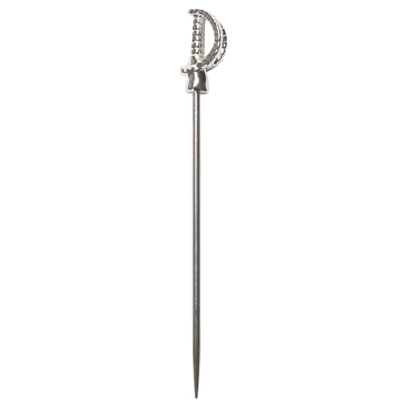 Cork Pops Stainless Steel 4 Inch Rapier Sword Cocktail Picks