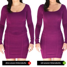 ELDAR Women's Abdominal Underwear with Stomach Path Effect Shapewear Strong Shaping Bodice Pants No Belly Strong Shaping Briefs - xl