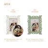 AELS Vintage Picture Frame, Elegant Antique Photo Frames with Glass