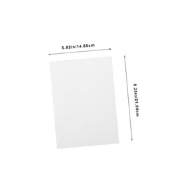 Operitacx Pack of 10 Water Soluble Cloth Hand Sewing Stabilizers Embroidery Stabilizers Water Soluble Embroidery Transfer Paper Water Soluble Stabiliser Fabric Stabiliser Sewing Accessories White