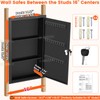 22.05" Tall Wall Safes Between the Studs with Removable Shelf,