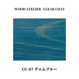 Washin Paint CC-07 Water Based Urethane Varnish Wood Atelier Clearcoat 6.1 fl oz (180 ml) Wood Coating CC-07 Denim Blue