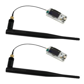 Sparkleiot 868Mhz Heltec LoRa32 V3 Node Development Board LoRa 32 SX1262 ESP32-S3 WiFi BLE with 5DBi SMA Male Antenna for Meshtastic (Pack of 2)