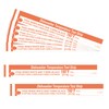 Relaxweex 25 Pcs Dishwasher Temperature Strips Dishwasher 160° F Temp