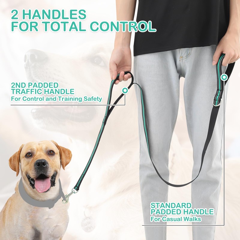MoNiBloom 5 Feet Dog Leash Rope Heavy Duty Reflective Dog