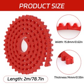 BEASAFY 2 m Bendable Curve Template, Flexible Curve Ruler for Precise Woodworking, Milling Template Router, Profile Strips Wood with Gear Drive for Woodworking