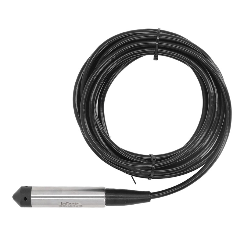 Liquid Level Transmitter Submersible Water Sensor Detector 4‑20mA DC12‑30V Stainless