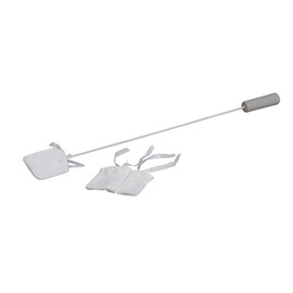 Behrend Toe Cleaner, Foot Care, 28-Inch, Plastic Handle, 2 Spare Covers