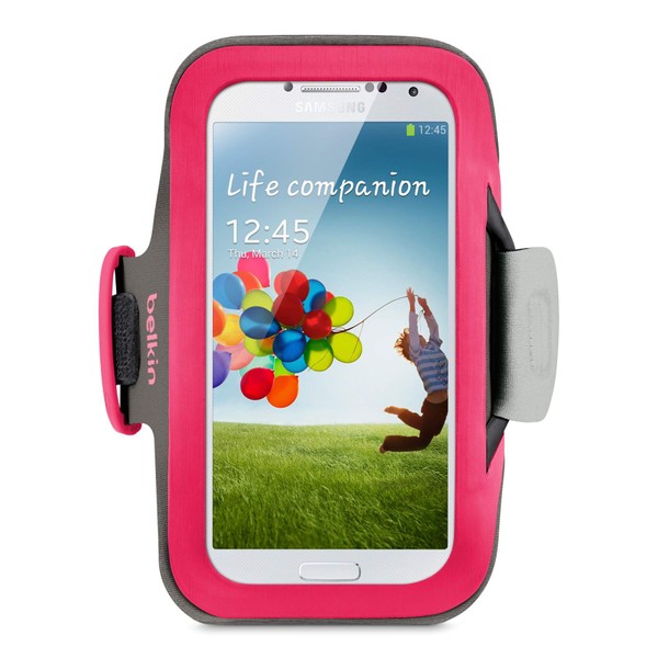 【国内正規代理店品】belkin ベルキン Galaxy S4(SC-04E)対応 アームバンド ピンク F8M558qeC01