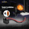 Partsam 10x Amber 2" Round Sealed Led Clearance Marker Light