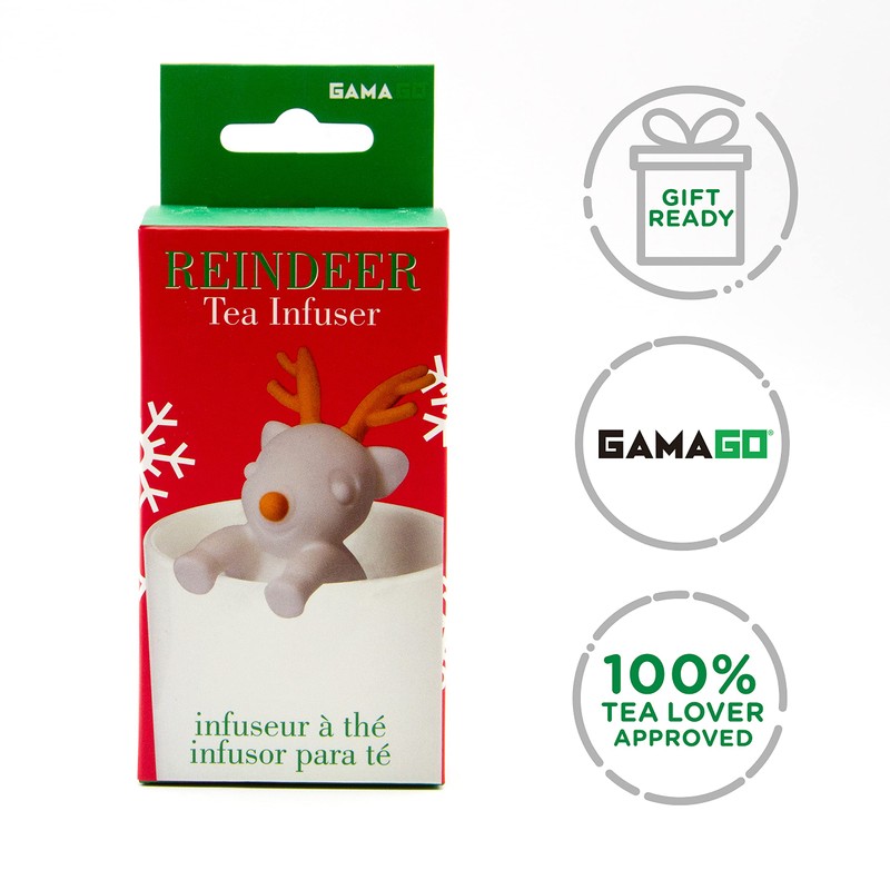 Gamago SF1852 Reindeer Tea Infuser, 2.3 x 4.33 x 2.3,