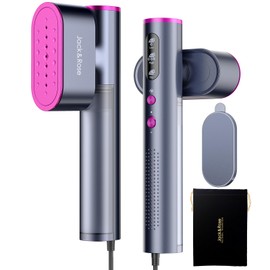 Jack  Rose Vaporizador de viaje para ropa, plancha porttil de 100 a 220 V, calentamiento de 15 segundos, vapor y plancha 2 en 1, tamao de viaje,...   