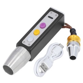 Jewelry Flashlight 3LED 3 Light Modes USB Charging Portable Small Jade Jewelry Identification Flashlight Black