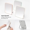 YEAKE Table Desk Vanity Makeup Mirror,8-Inch Portable Folding Mirror with