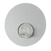 Wenko Uno Static-Loc Wall Hook, PET/Polycarbonate Stainless Steel Silver