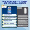 ZEGBALP Mens Multivitamins Gummies with Methylated Vitamins - Vegan Omega-3,