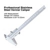 Simhevn Vernier Caliper, 0-6 pulgadas/0-150 mm, calibre de micrómetro manual,
