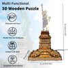 Hallisun Statue of Liberty 3D Wooden Puzzle Architecture Model for