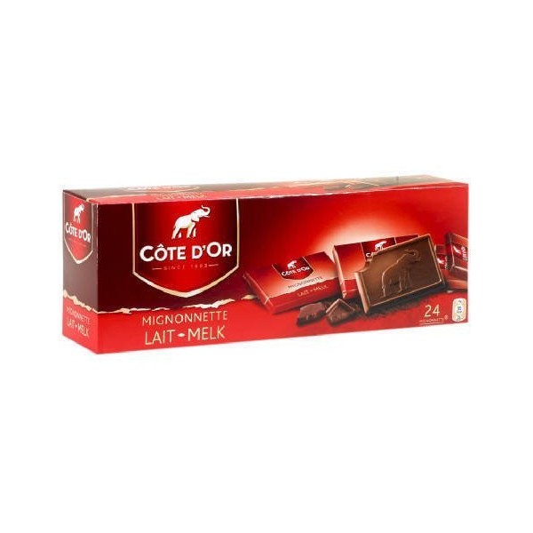 Cote D'Or Mignonnettes Milk Chocolate Bar, 1.0 Ounce, Belgian Chocolate, Individual Box