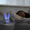 Digital Alarm Clock Cute Bunny Shape LED Night Light Luminous