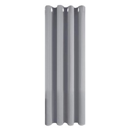 MRTREES Blackout Curtains Bedroom 63 Drop 1 Panel Light Grey Eyelet Thermal Curtain for Living Room Soft Texture Window Treatments for Kids 52x63 Inch 132x160 CM