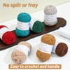 Fluffy Chenille Yarn for Crocheting，Baby Yarn for Crocheting Soft，50g/1.76oz Velvet