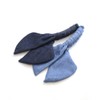 VINGTAINE H-675-BL Denim Cloth Ribbon Banana Clip Hair Accessories, Simple,