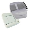 NLQR Cloth Gray Front Driver Side Bottom and Seat Cushion