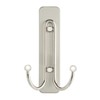 Command Bath Small Satin Nickel Hook Bath 33-SN