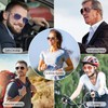 Smart Sunglasses,Bluetooth-Audio Glasses for Men Women,High-Definition Nylon Lens,Built-in Mic &
